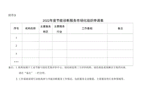 2022年度节能诊断服务市场化组织申请表.docx