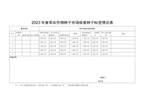2023年春季农作物种子市场检查经营主体情况表.docx