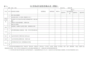 化工试车记录表格.docx