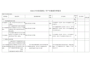 乡妇幼保健包孕产妇健康管理服务.docx