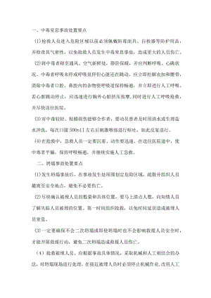 技能培训资料之非煤矿山事故应急处置要点.docx