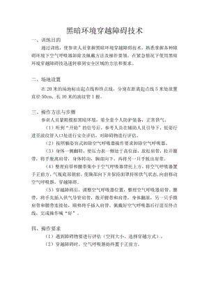 黑暗环境穿越障碍技术.docx