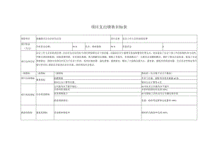 项 目 支 出 绩 效 目 标 表.docx